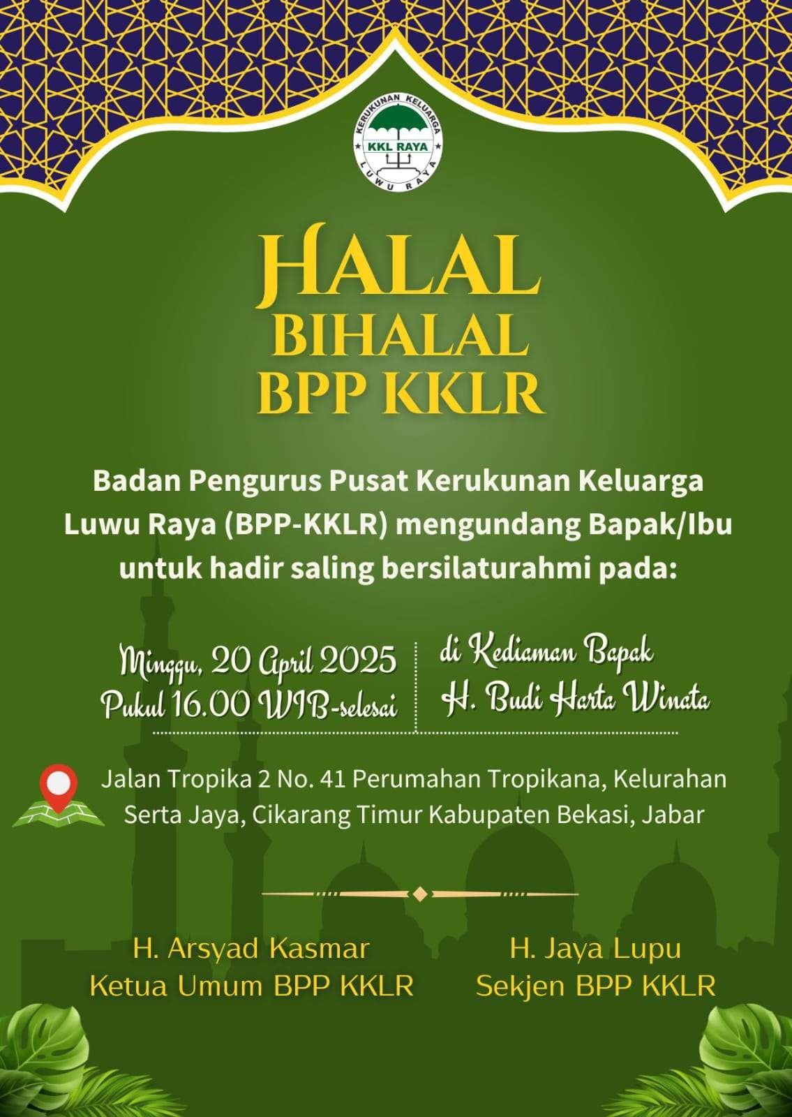 BPP KKLR Gelar Halalbihalal