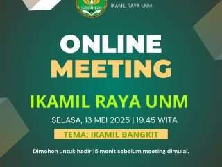 IKAMIL - Raya UNM Gelar Pertemuan Virtual Bertajuk “IKAMIL Bangkit”