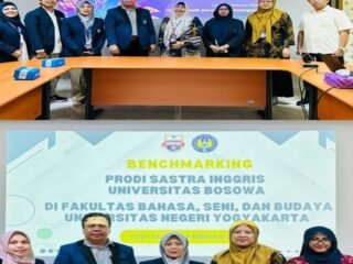 Prodi Sastra Inggris Unibos Benchmarking ke Universitas Negeri Yogyakarta: Penguatan Kurikulum OBE dan Internasionalisasi Akademik