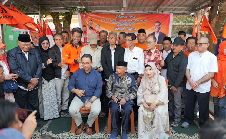 Tokoh Senior Luwu Raya dr Abu Bakar Malinta Hadiri Silaturahmi Gerakan Rakyat Bersama Anies Baswedan di Makassar