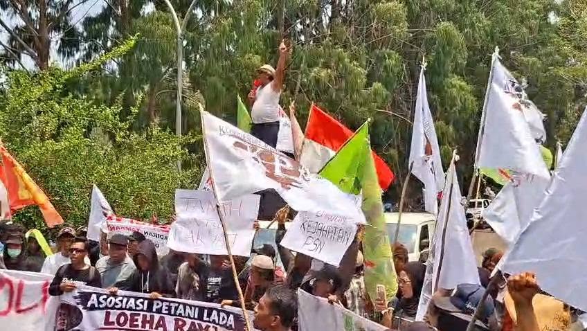 Demo Hari Tani Nasional Luwu Timur