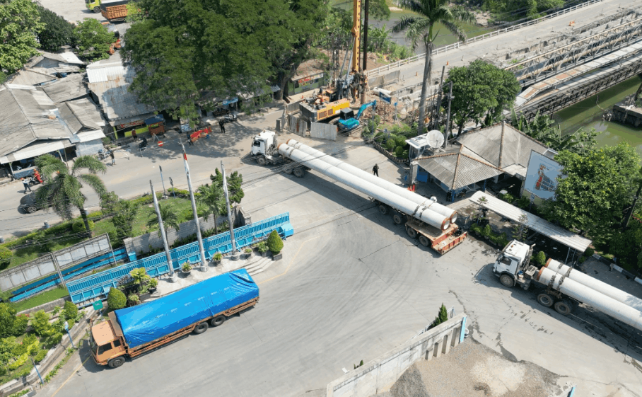 PT Wika di Proyek Jeti PT IHIP Luwu Timur